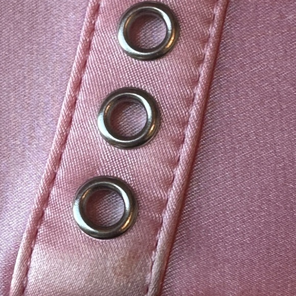 Dolls Kill/Sugar Thrillz Satin Pink Spiky Platform Shoes NWT - Picture 9 of 9